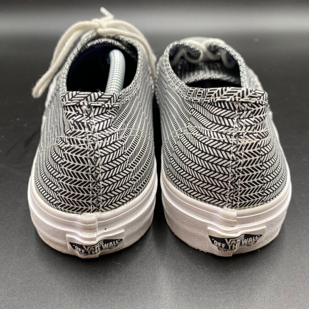 Vans Black/White Sneakers Women's Size 10 - Picture 4 of 11